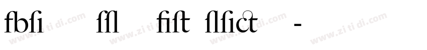 Big Caslon Italic Sw字体转换 Big Caslon Italic Sw字体转换